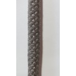 Těsnění dveří pr. 12 mm, typ 84204/3W/0/0/0 - šedé s opletem MALAGA VYSOKÁ    